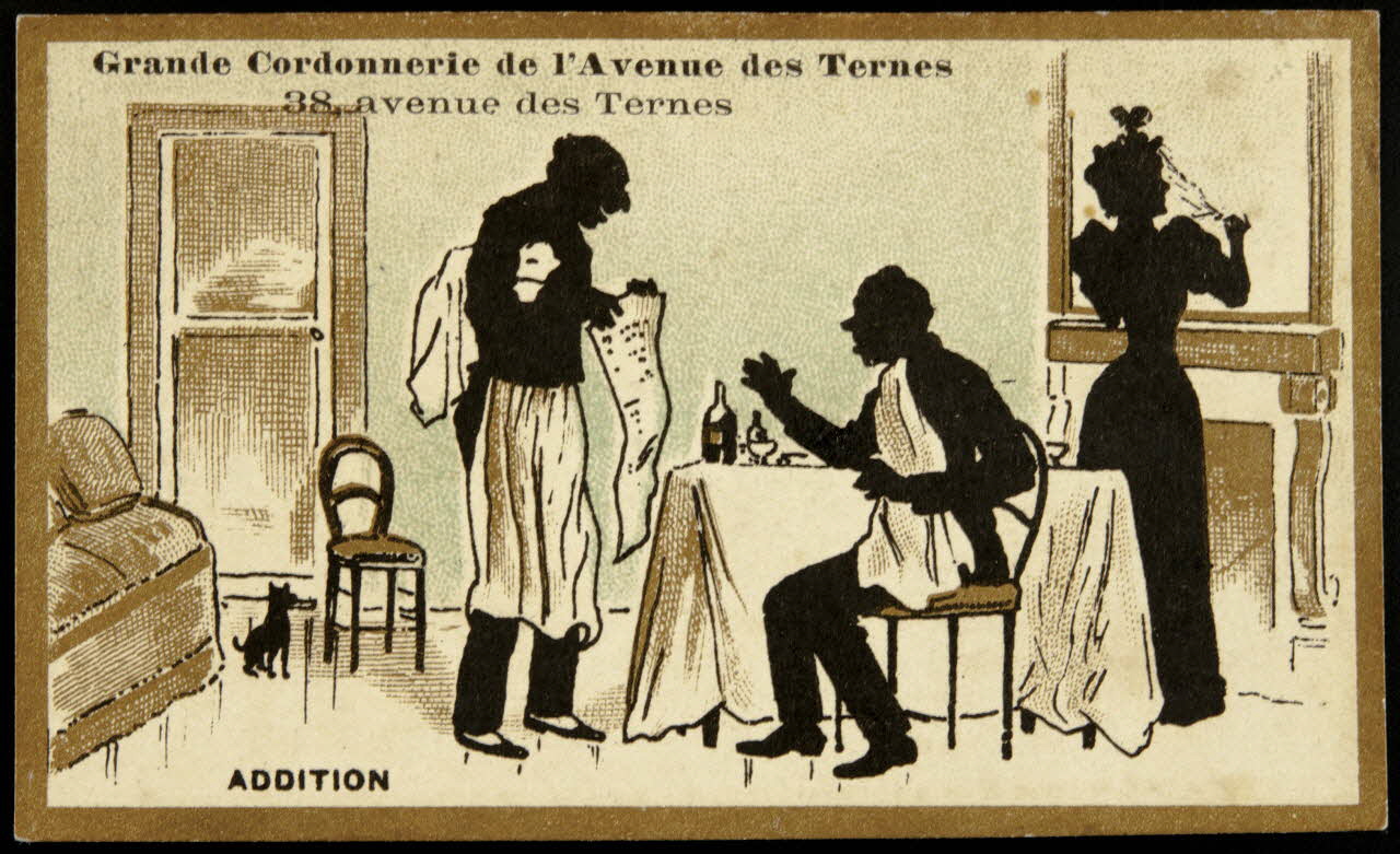 Testu & Massin carte réclame chromo Paris 1876-1903 1995.1.2720.2 Photo