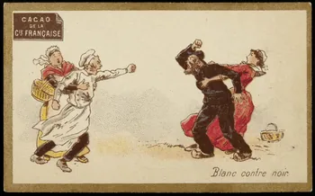 Testu & Massin ; Testu & Massin et F. Champenois carte réclame chromo Paris 1876-1903 1995.1.2724.5 Photo