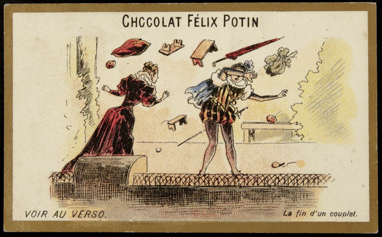 Testu & Massin carte réclame chromo Paris 1876-1903 1995.1.2726.18 Photo