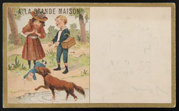 Testu & Massin carte réclame chromo Paris 1876-1903 1995.1.2727.12 Photo
