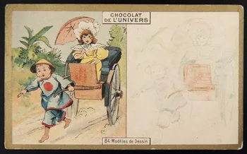 Testu & Massin carte réclame chromo Paris 1876-1903 1995.1.2727.17 Photo
