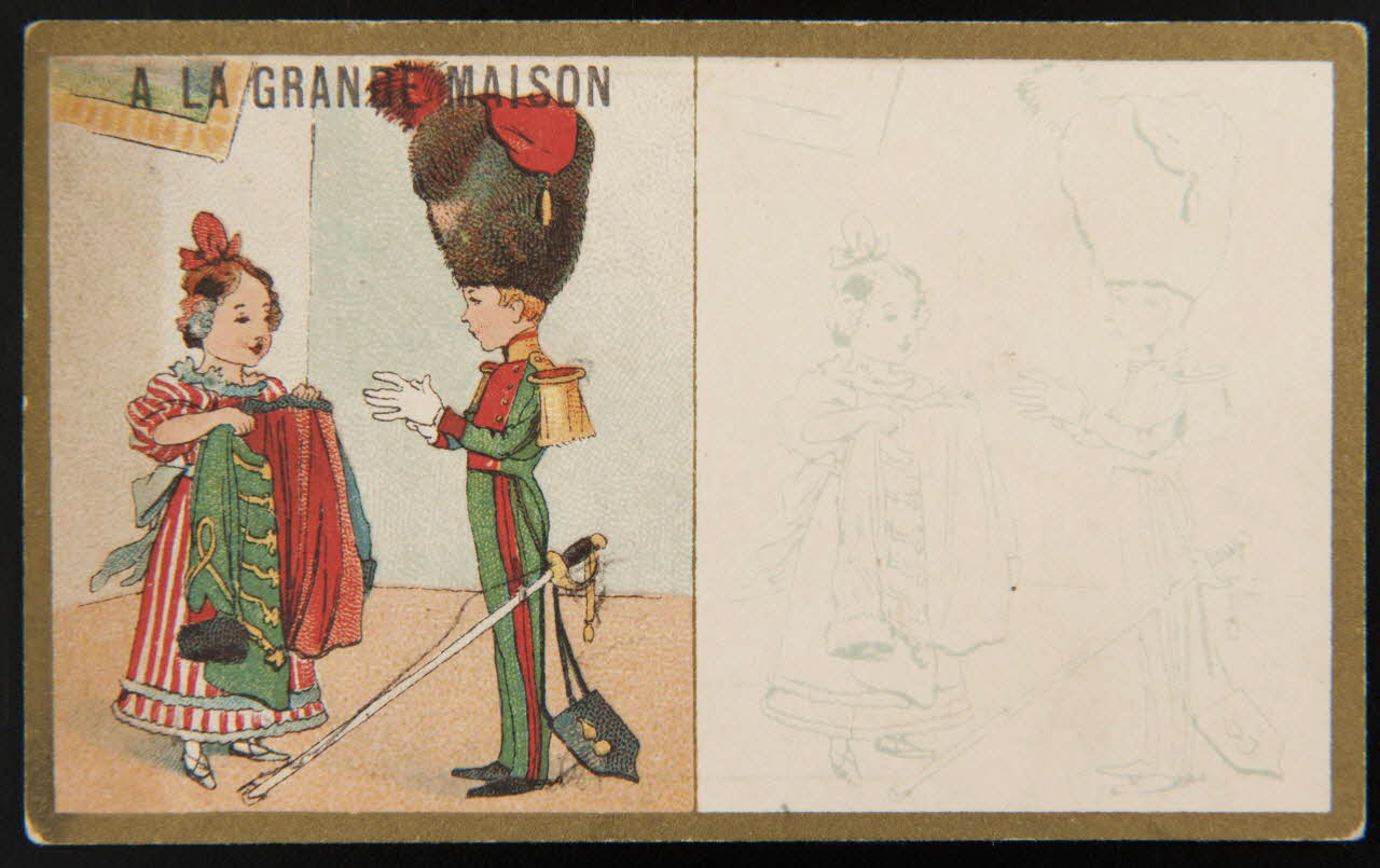 Testu & Massin carte réclame chromo Paris 1876-1903 1995.1.2727.21 Photo