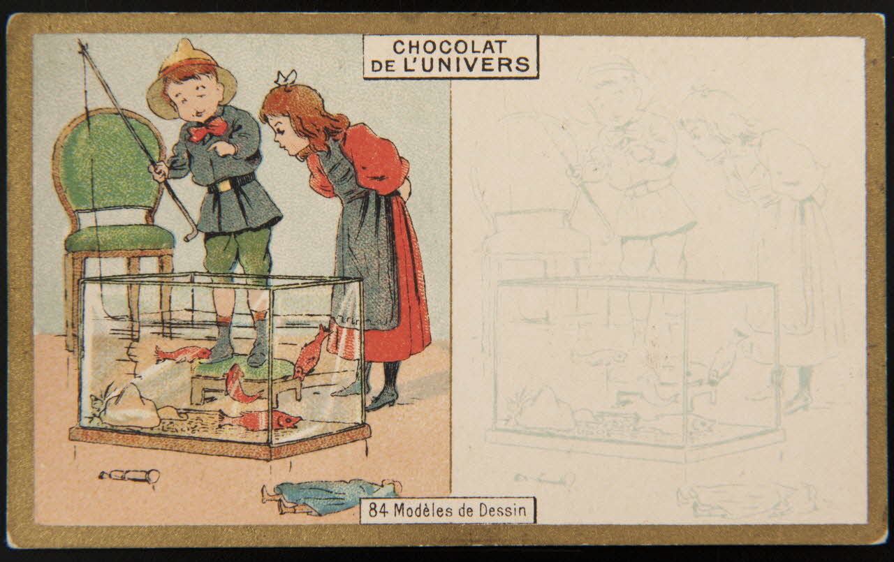 Testu & Massin carte réclame chromo Paris 1876-1903 1995.1.2727.22 Photo