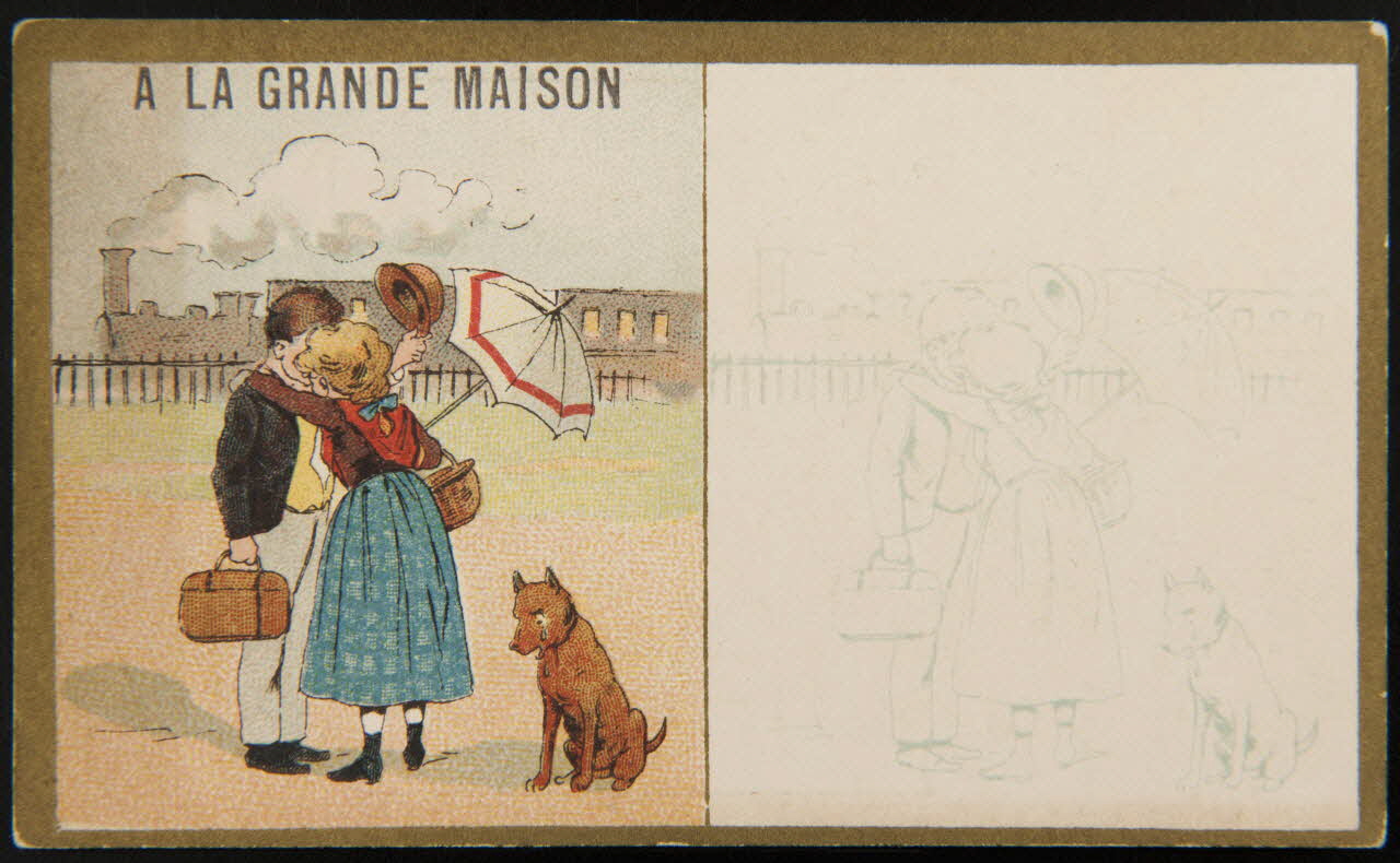 Testu & Massin carte réclame chromo Paris 1876-1903 1995.1.2727.33 Photo
