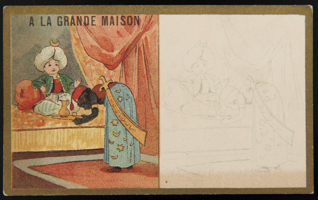 Testu & Massin carte réclame chromo Paris 1876-1903 1995.1.2727.35 Photo