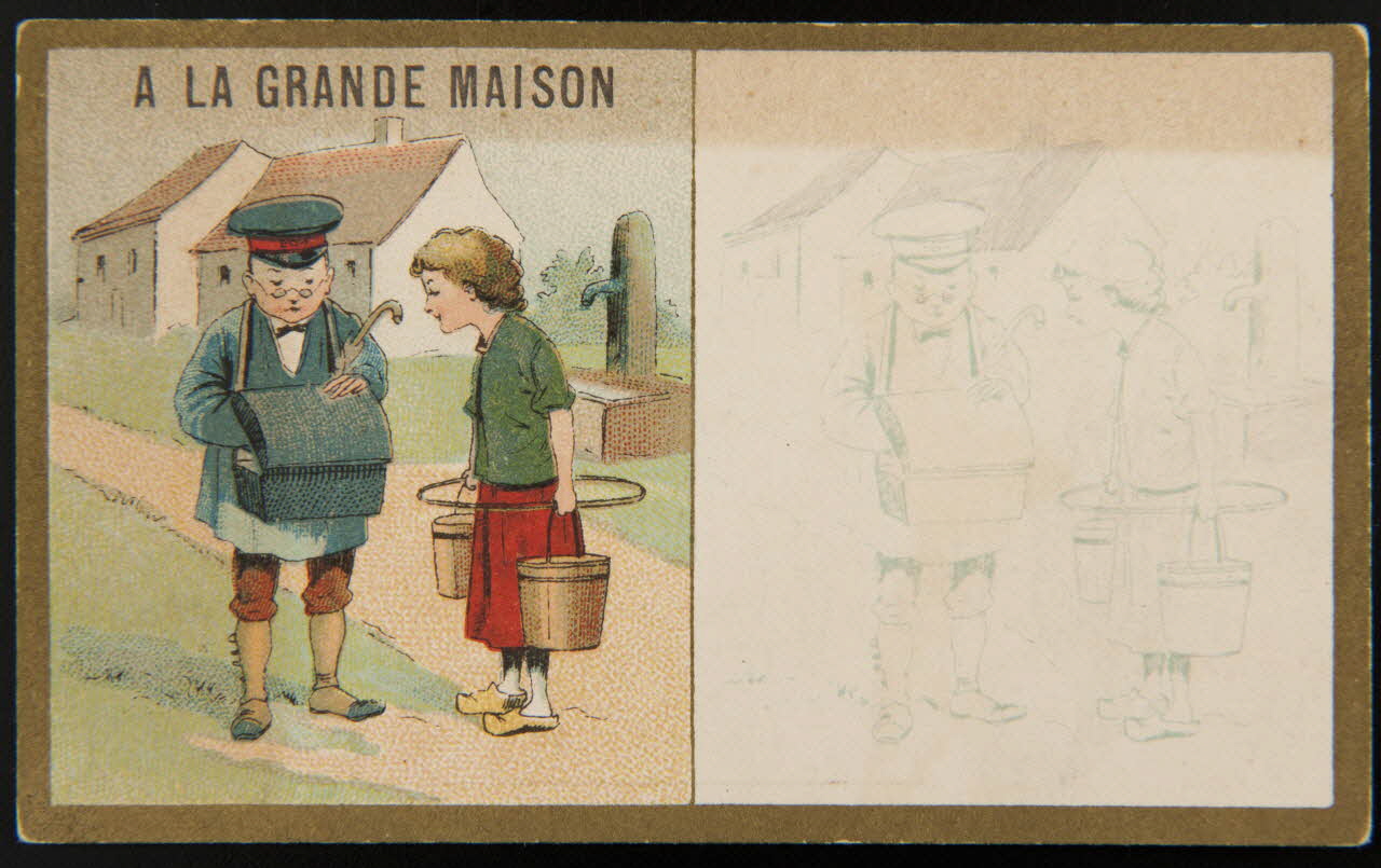 Testu & Massin carte réclame chromo Paris 1876-1903 1995.1.2727.39 Photo
