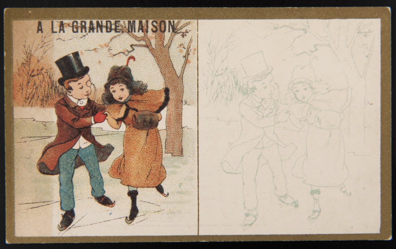 Testu & Massin carte réclame chromo Paris 1876-1903 1995.1.2727.4 Photo