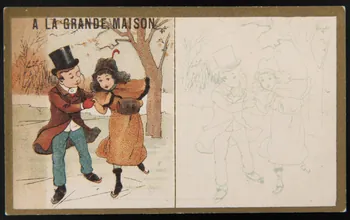 Testu & Massin carte réclame chromo Paris 1876-1903 1995.1.2727.4 Photo