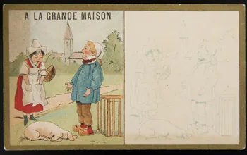 Testu & Massin carte réclame chromo Paris 1876-1903 1995.1.2727.41 Photo