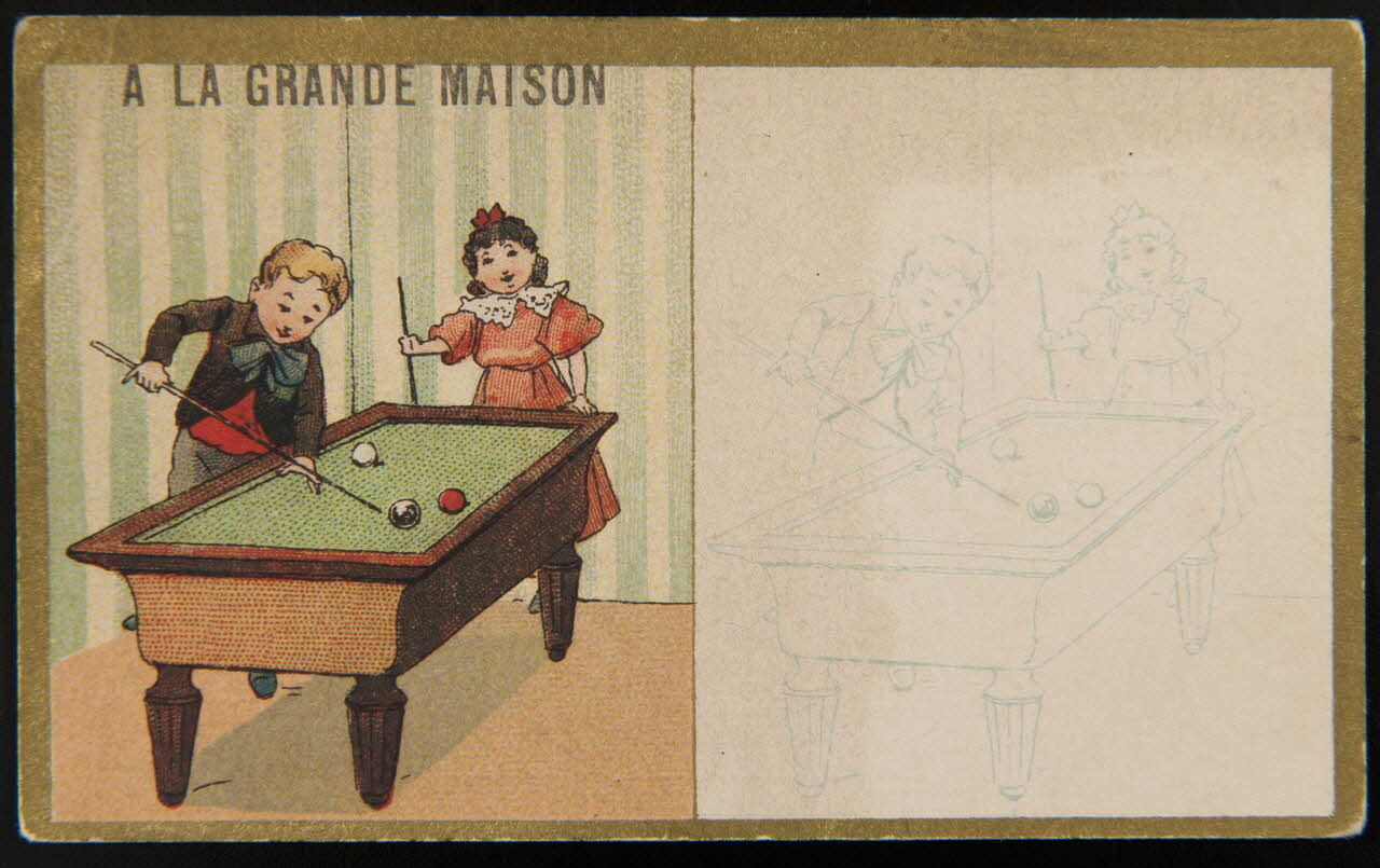 Testu & Massin carte réclame chromo Paris 1876-1903 1995.1.2727.54 Photo