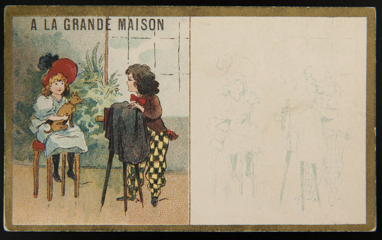 Testu & Massin carte réclame chromo Paris 1876-1903 1995.1.2727.55 Photo