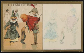 Testu & Massin carte réclame chromo Paris 1876-1903 1995.1.2727.58 Photo