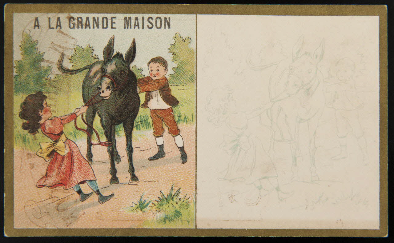 Testu & Massin carte réclame chromo Paris 1876-1903 1995.1.2727.64 Photo