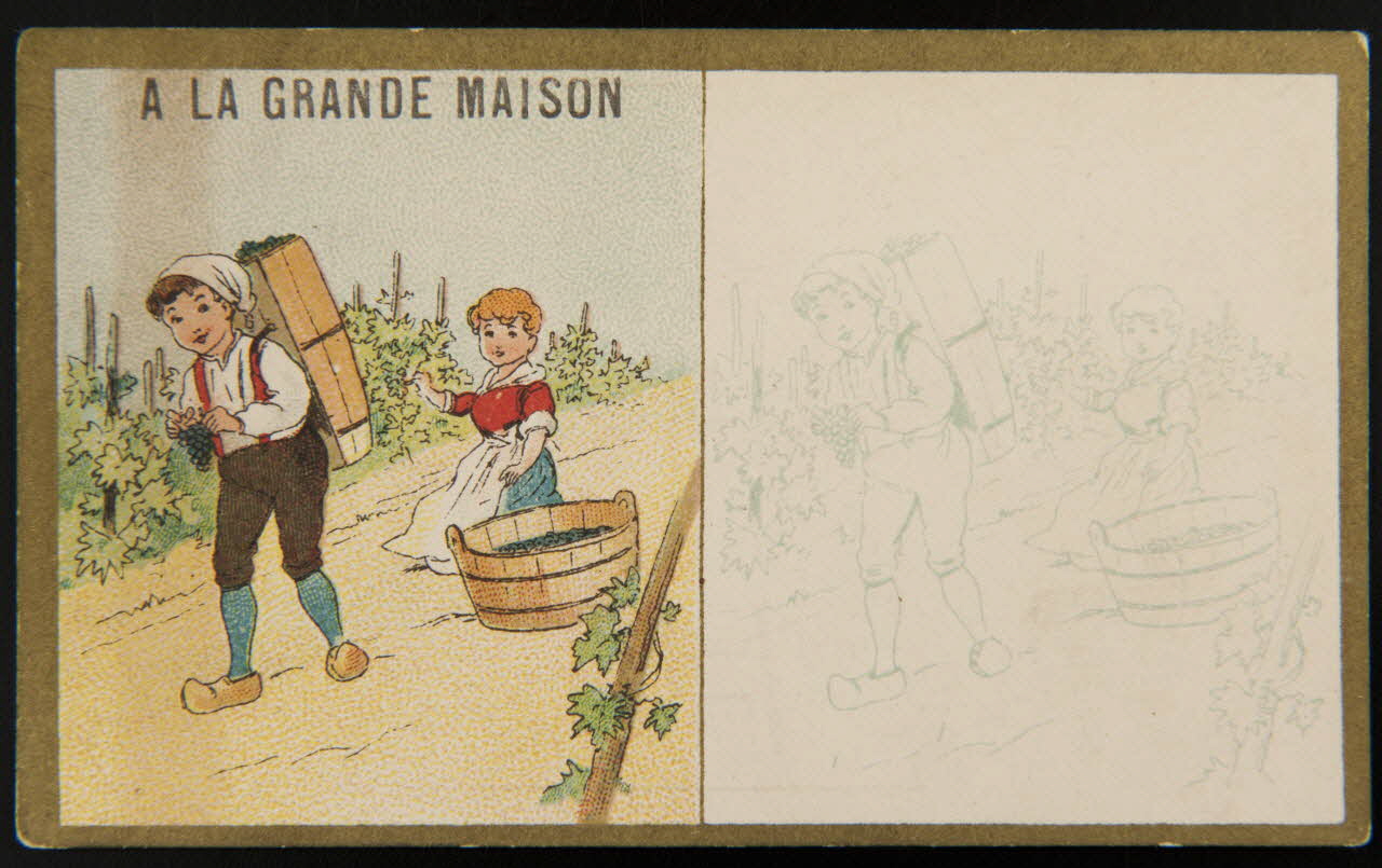 Testu & Massin carte réclame chromo Paris 1876-1903 1995.1.2727.67 Photo