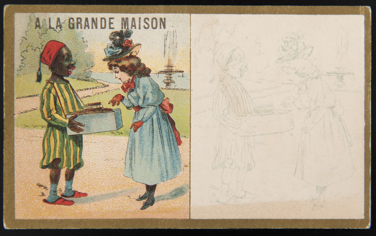 Testu & Massin carte réclame chromo Paris 1876-1903 1995.1.2727.9 Photo