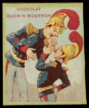 Testu & Massin ; Testu & Massin et F. Champenois carte réclame chromo Paris 1876-1903 1995.1.2729.1 Photo
