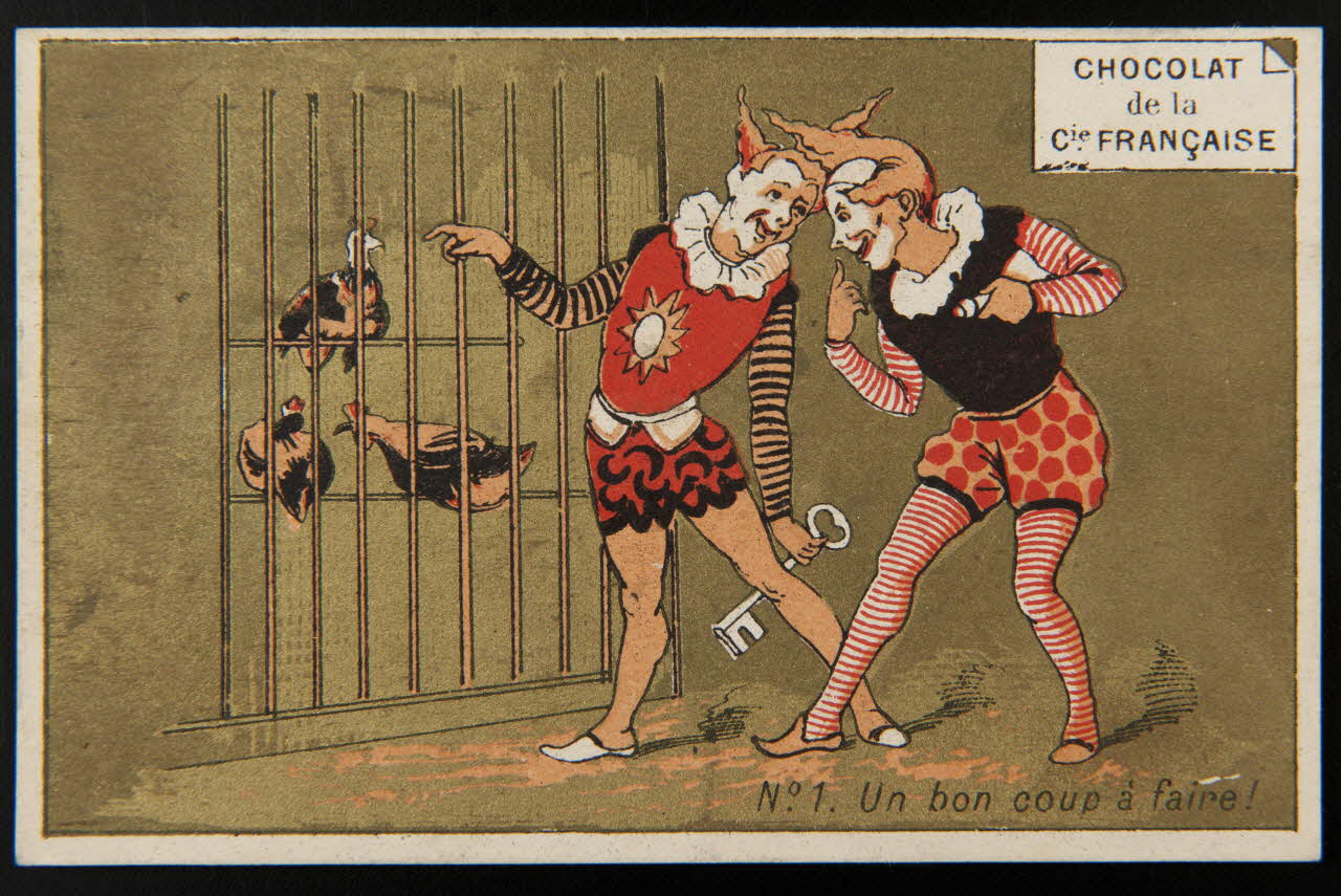 Testu & Massin carte réclame chromo Paris 1876-1903 1995.1.2731.1 Photo