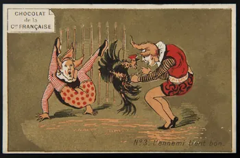 Testu & Massin carte réclame chromo Paris 1876-1903 1995.1.2731.2 Photo