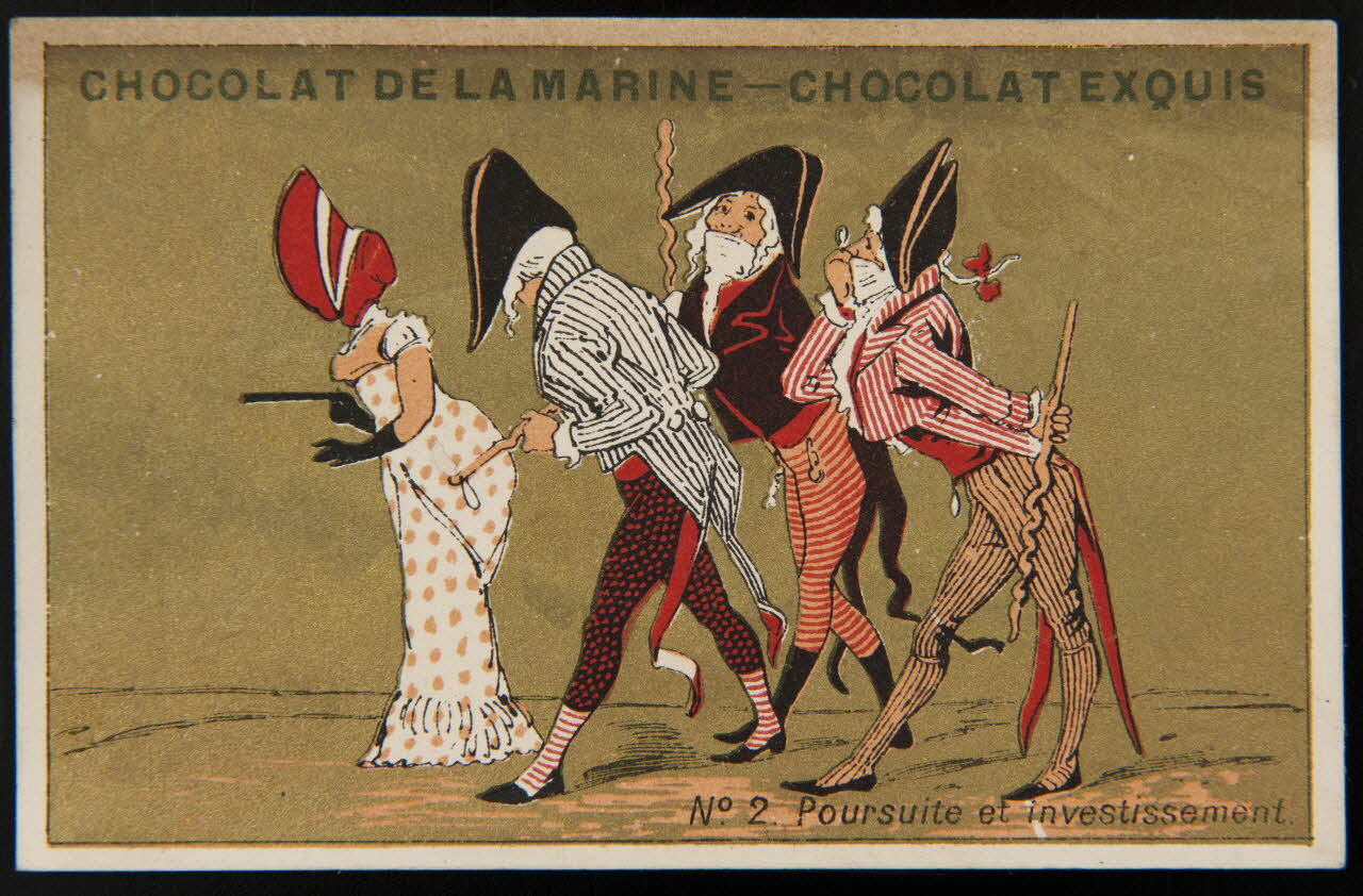 Testu & Massin carte réclame chromo Paris 1876-1903 1995.1.2734.2 Photo