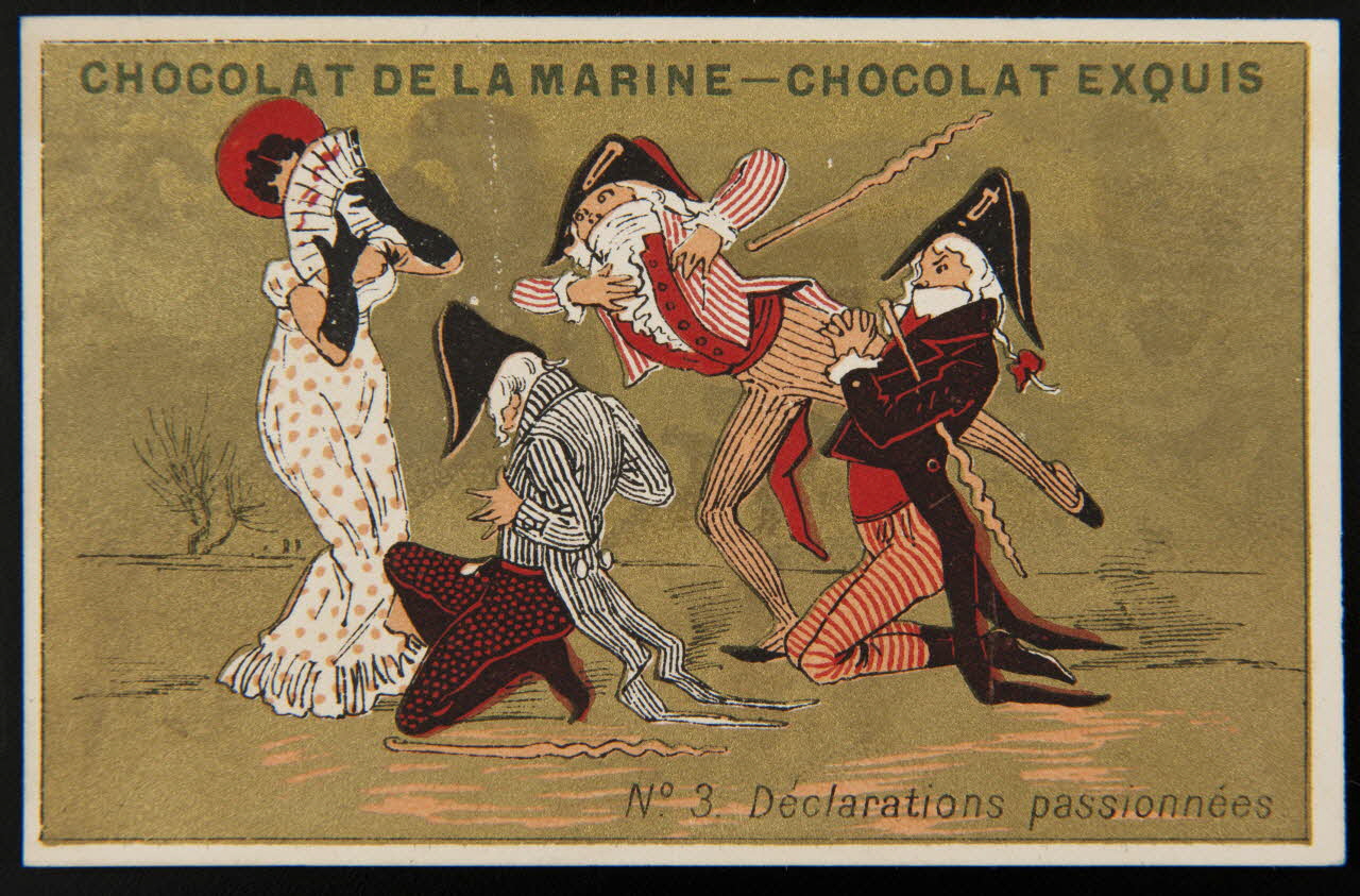 Testu & Massin carte réclame chromo Paris 1876-1903 1995.1.2734.3 Photo