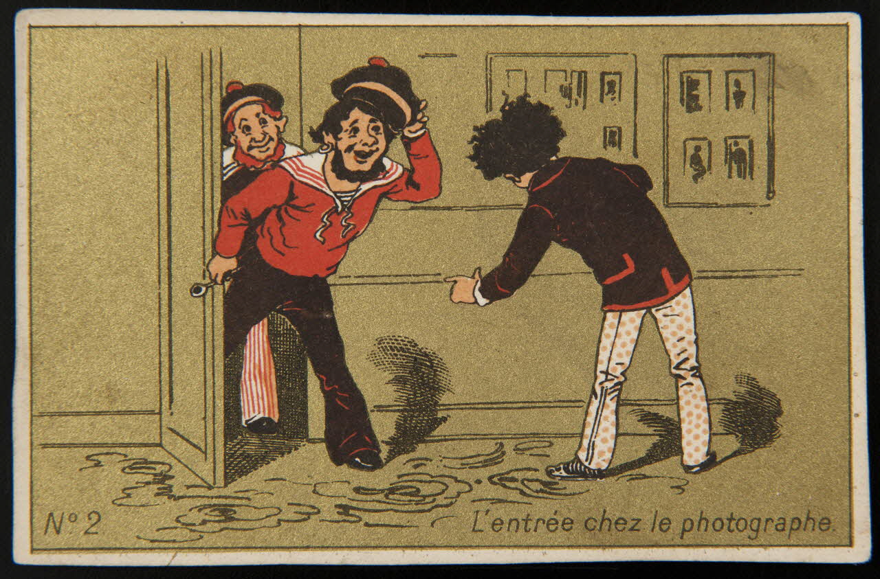 Testu & Massin carte réclame chromo Paris 1876-1903 1995.1.2736.2 Photo