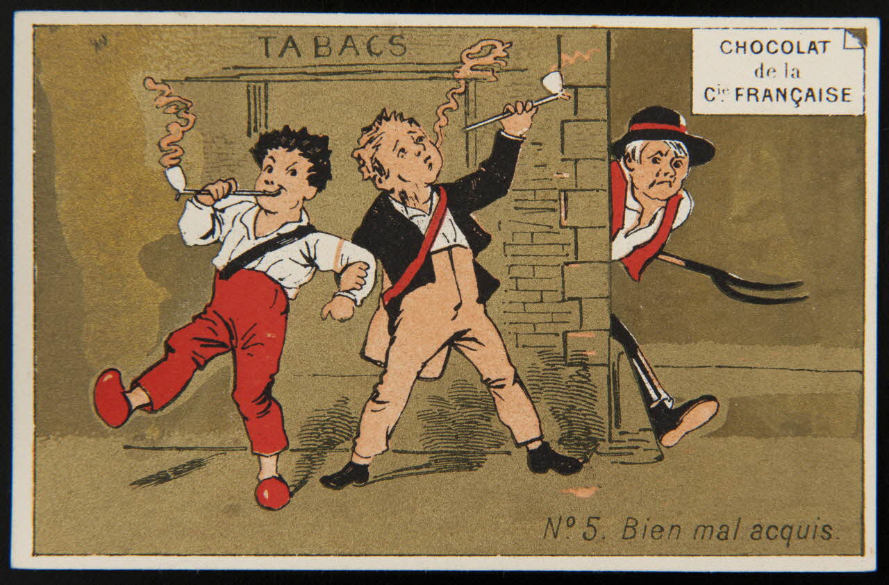 Testu & Massin carte réclame chromo Paris 1876-1903 1995.1.2737.3 Photo