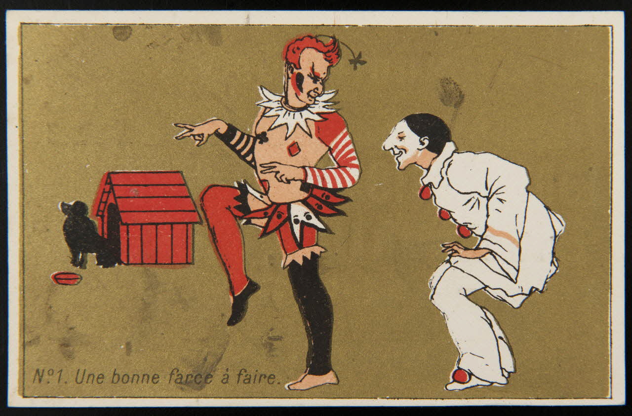 Testu & Massin ; Testu & Massin (éditeur), J. Pézieux & Fils carte réclame chromo Paris 1876-1903 1995.1.2738.1 Photo