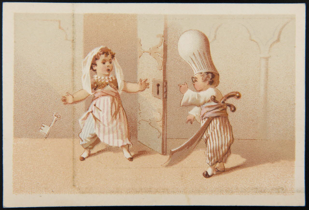Testu & Massin carte réclame chromo Paris 1876-1903 1995.1.2748.12 Photo