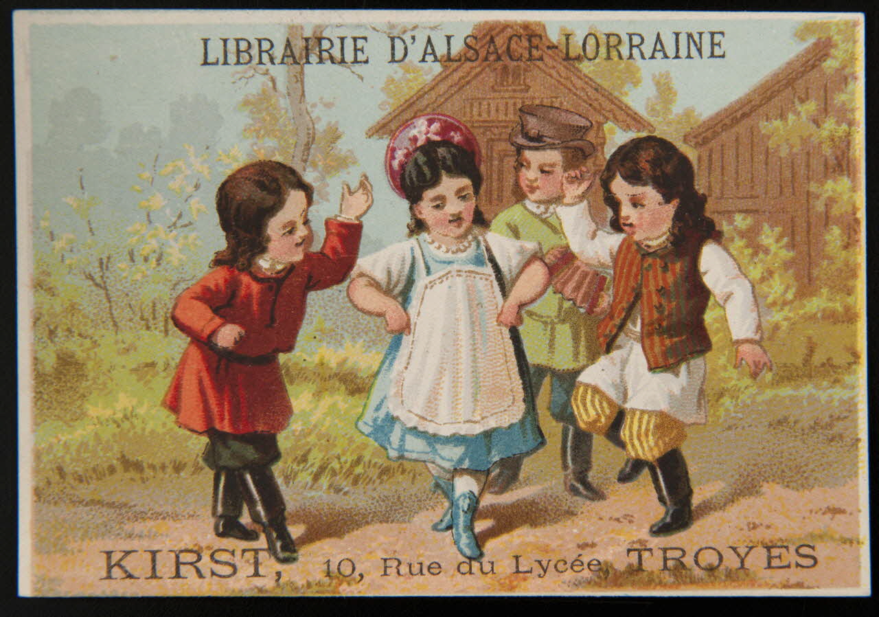 Testu & Massin carte réclame chromo Paris 1876-1878 1995.1.2750.2 Photo