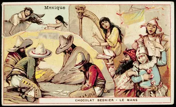 Bognard carte réclame chromo Paris 1886-1890 1995.1.2753.1  Photo