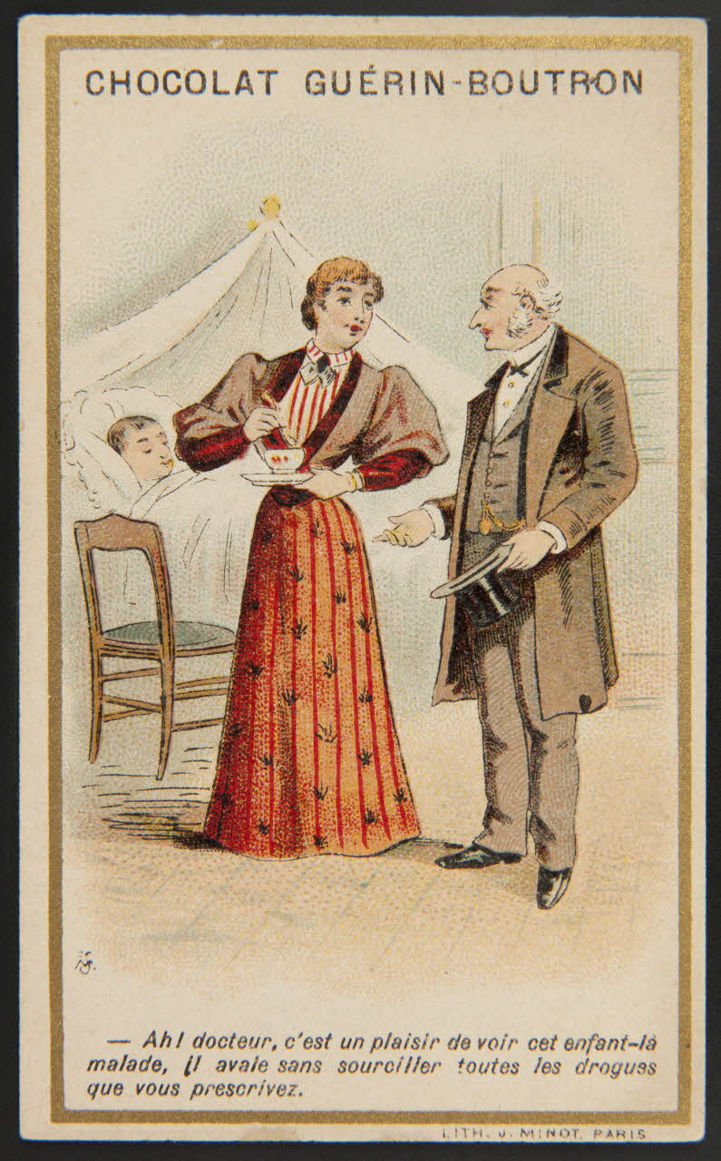 Vallet-Minot et Cie carte réclame chromo Paris 1889-1914 1995.1.276.2 Photo