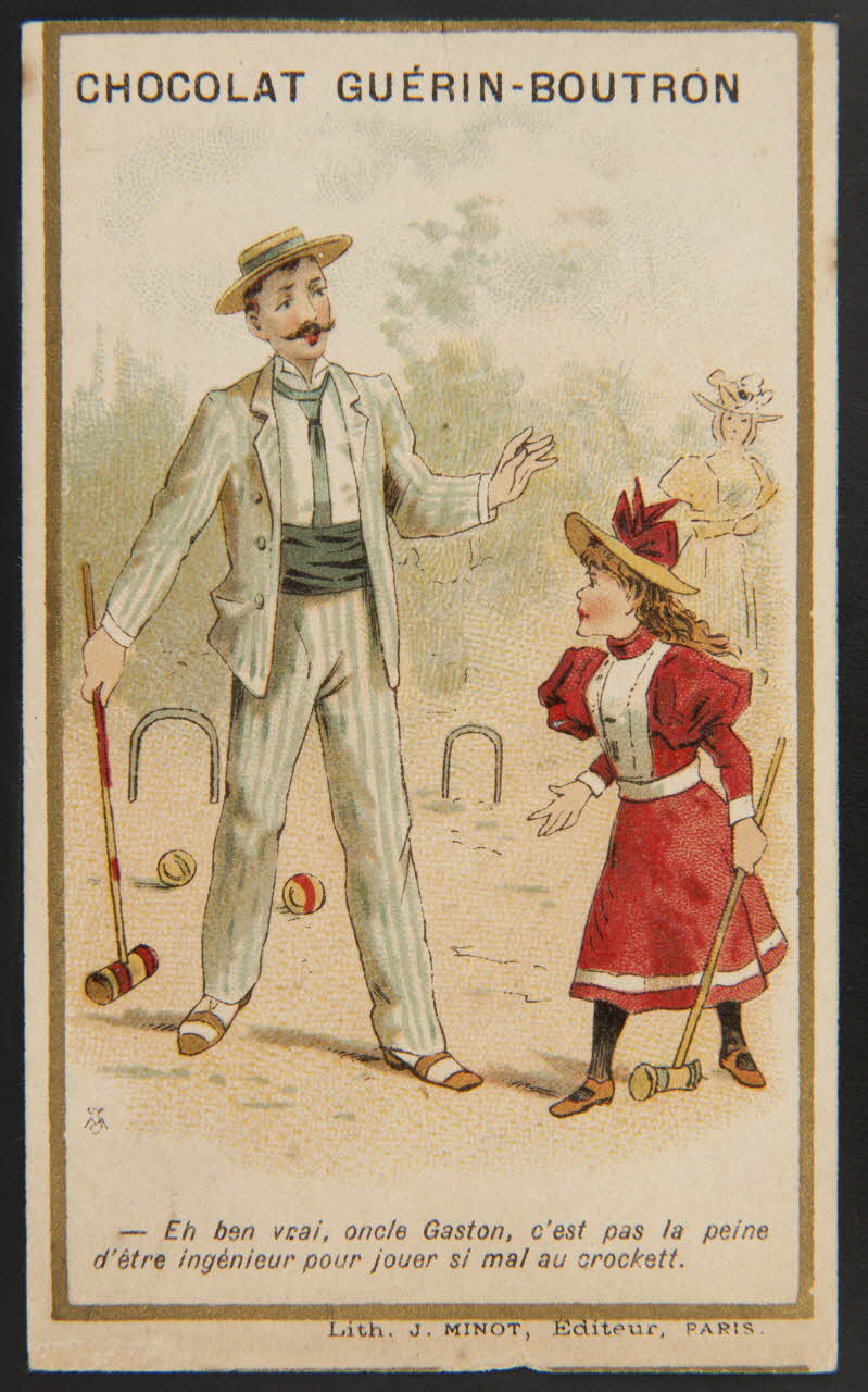 Vallet-Minot et Cie carte réclame chromo Paris 1889-1914 1995.1.276.23 Photo