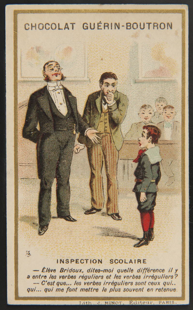 Vallet-Minot et Cie carte réclame chromo Paris 1889-1914 1995.1.276.28 Photo