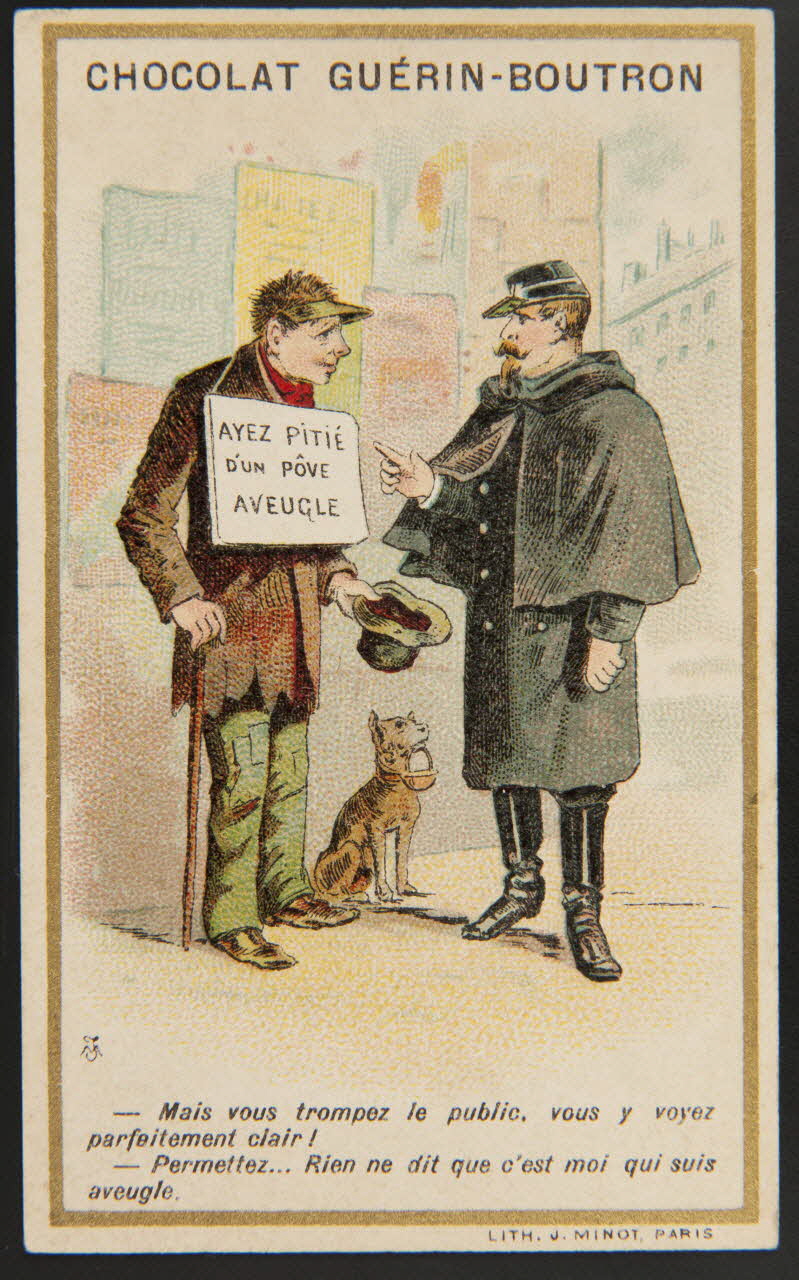 Vallet-Minot et Cie carte réclame chromo Paris 1889-1914 1995.1.276.37 Photo