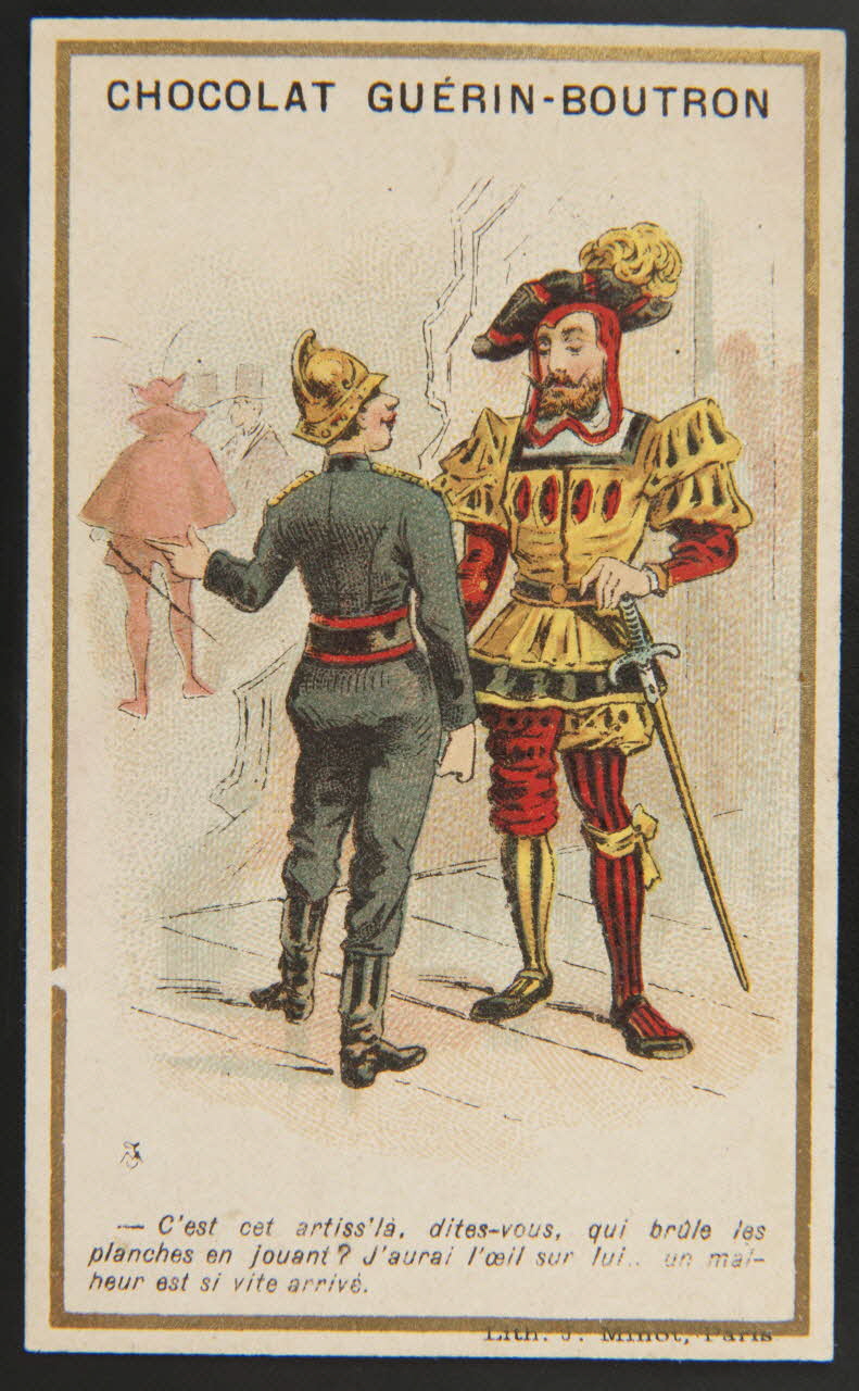 Vallet-Minot et Cie carte réclame chromo Paris 1889-1914 1995.1.276.9 Photo