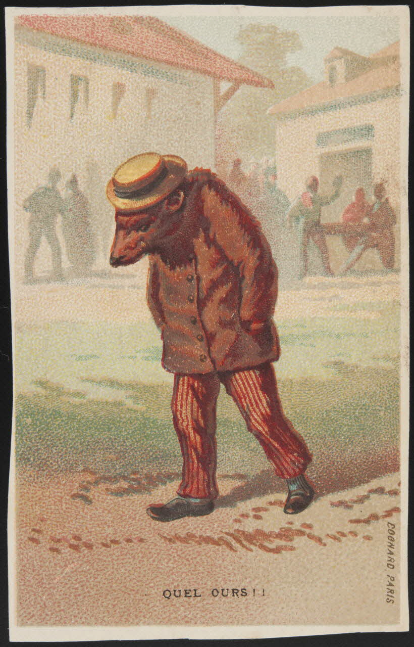 Bognard carte réclame chromo Paris 1876-1890 1995.1.2760.4 Photo