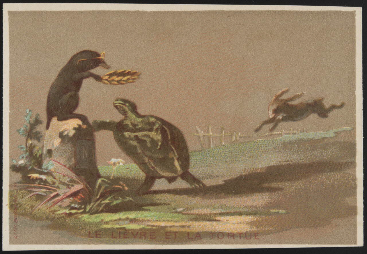 Bognard carte réclame chromo Paris 1876-1890 1995.1.2761.7 Photo