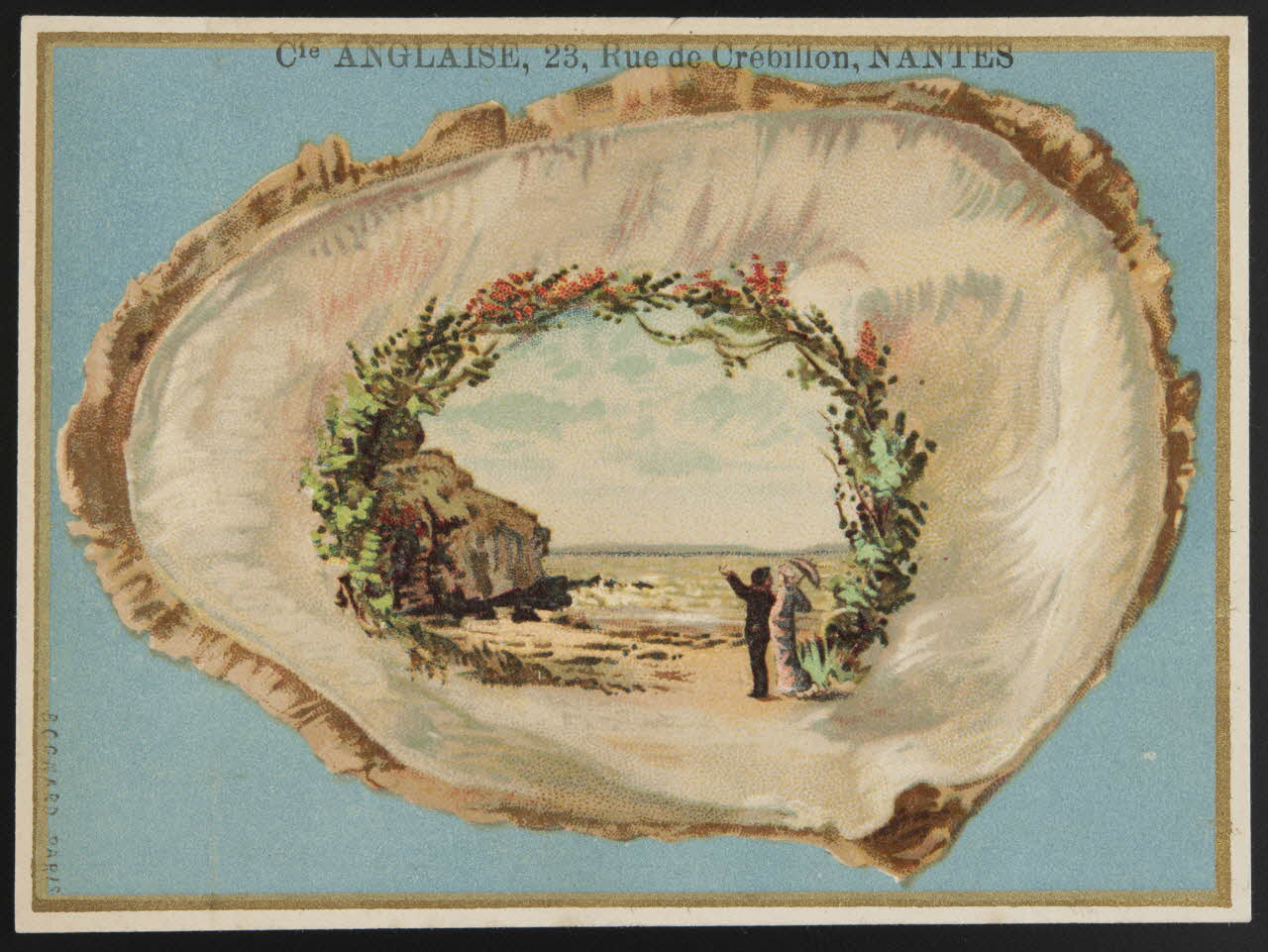 Bognard carte réclame chromo Paris 1976-1890 1995.1.2766.1 Photo