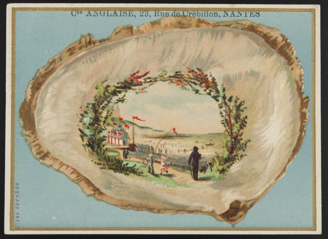 Bognard carte réclame chromo Paris 1976-1890 1995.1.2766.2 Photo