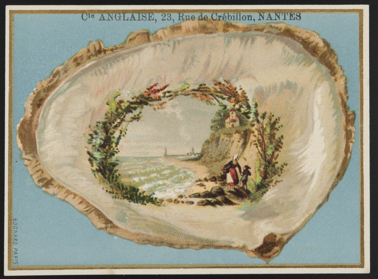 Bognard carte réclame chromo Paris 1976-1890 1995.1.2766.3 Photo