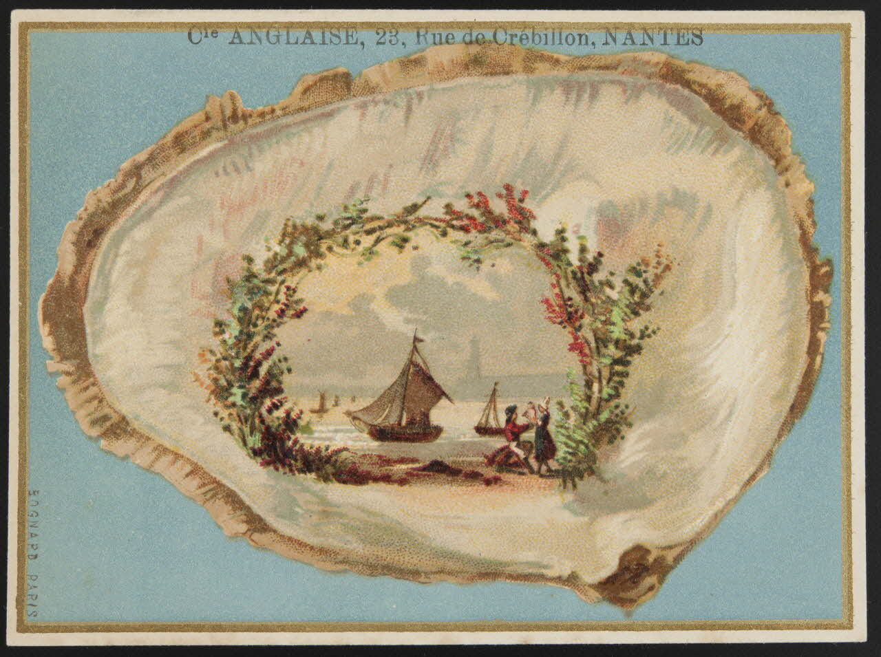 Bognard carte réclame chromo Paris 1976-1890 1995.1.2766.6 Photo