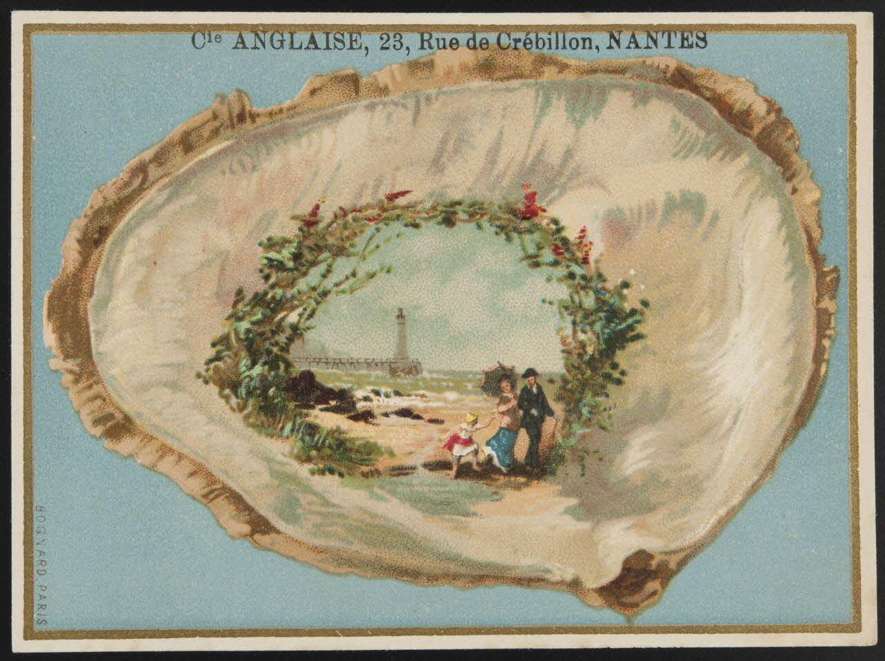 Bognard carte réclame chromo Paris 1976-1890 1995.1.2766.7 Photo