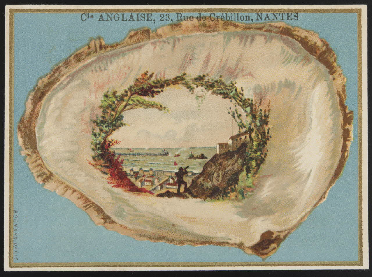 Bognard carte réclame chromo Paris 1976-1890 1995.1.2766.8 Photo