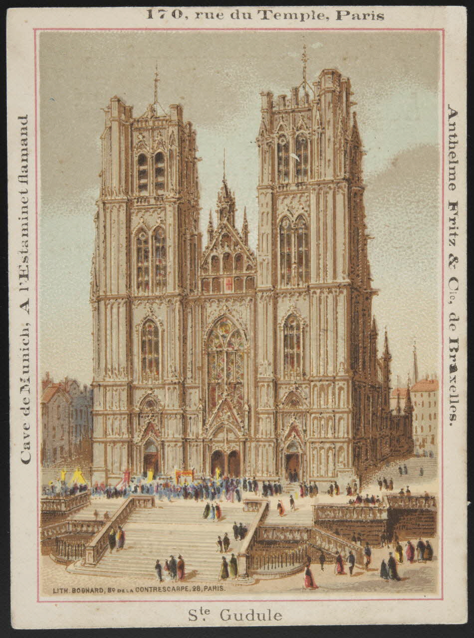 Bognard ; Bognard (éditeur), Cools carte réclame chromo Paris 1976-1890 1995.1.2768.2 Photo