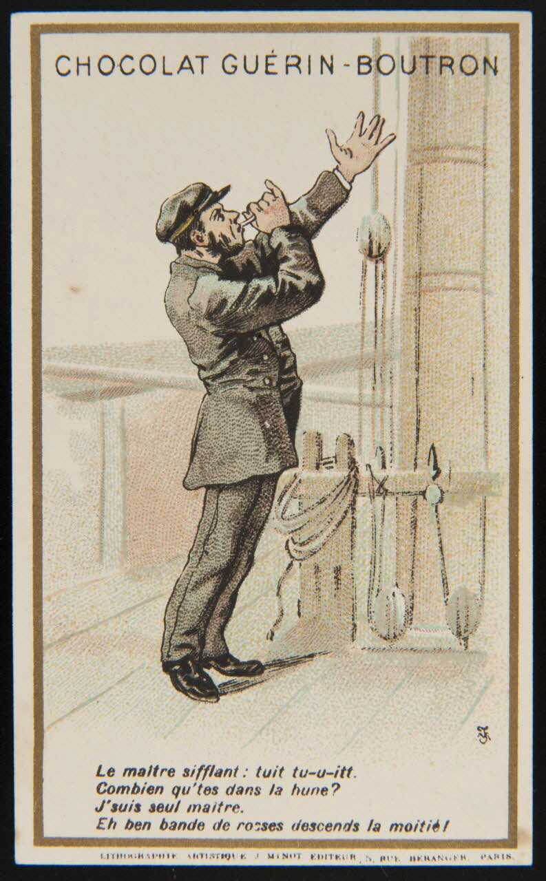 Vallet-Minot et Cie carte réclame chromo Paris 1889 1995.1.277.10 Photo