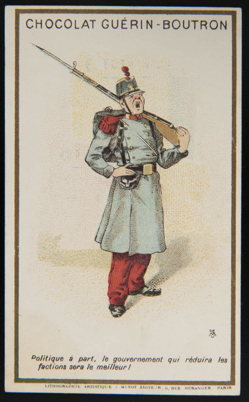 Vallet-Minot et Cie carte réclame chromo Paris 1889 1995.1.277.13 Photo