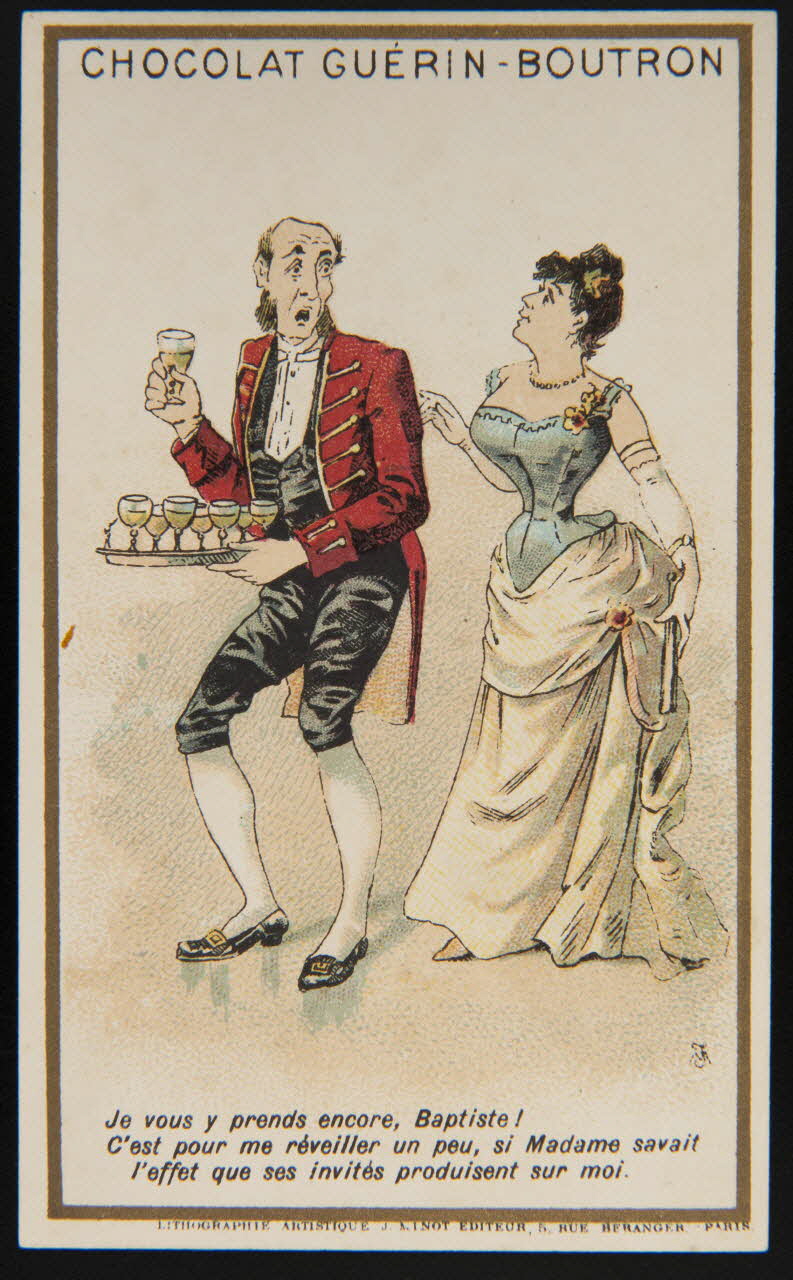 Vallet-Minot et Cie carte réclame chromo Paris 1889 1995.1.277.9 Photo