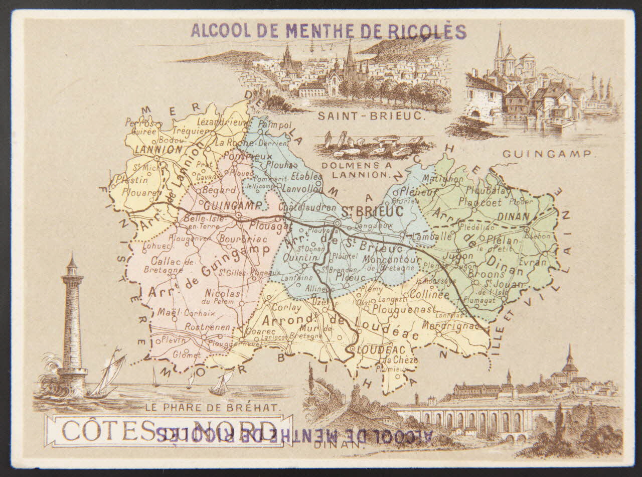 Bognard carte réclame chromo Paris 1976-1890 1995.1.2771.1 Photo