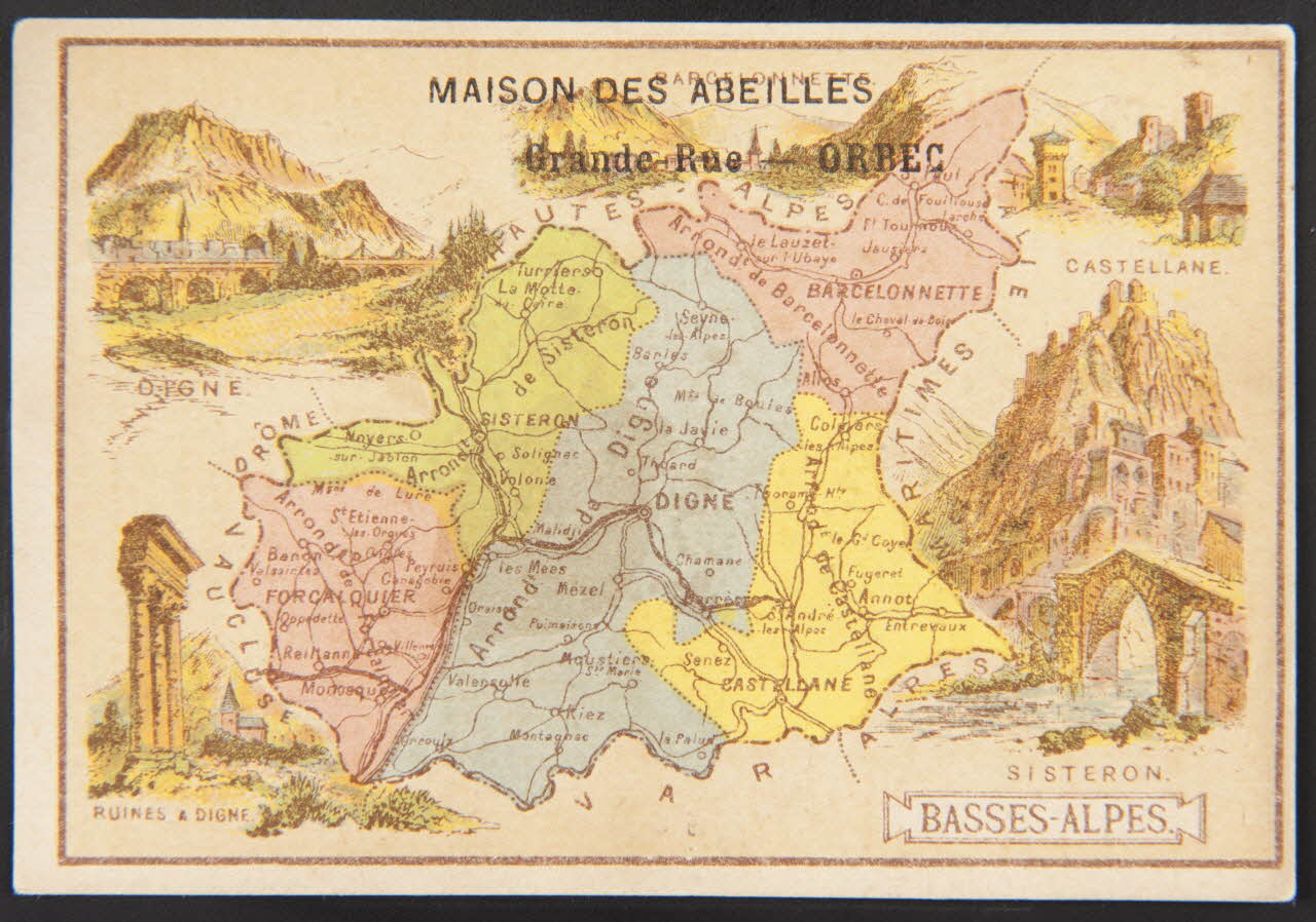 Bognard carte réclame chromo Paris 1876-1890 1995.1.2772.1 Photo