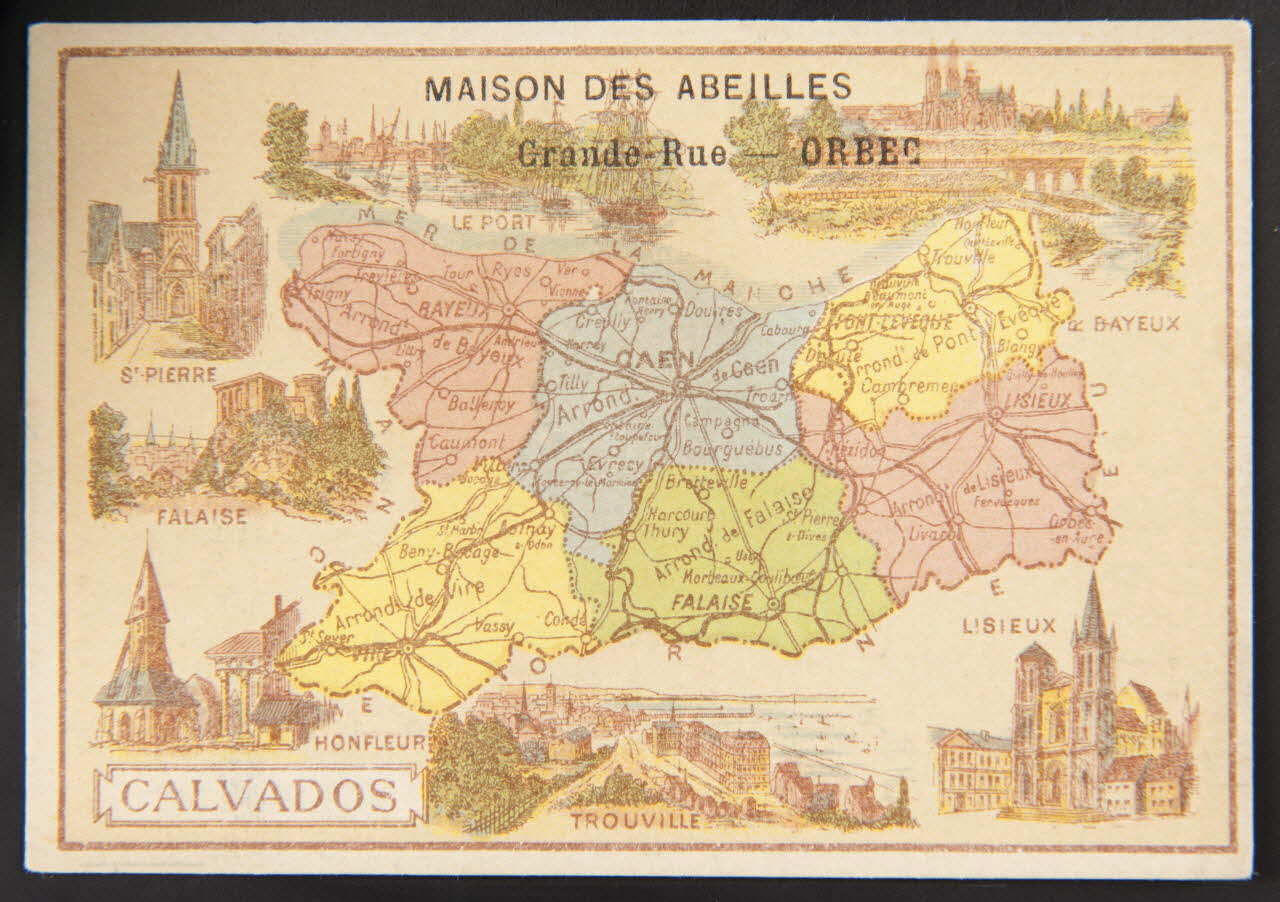 Bognard carte réclame chromo Paris 1876-1890 1995.1.2772.2 Photo